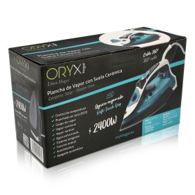 Plancha De Vapor Profesional 2.400 Watt. Vapor Constante y Golpe de Vapor, Suela Cerámica, Vapor Vertical, Sistema Anti cal,