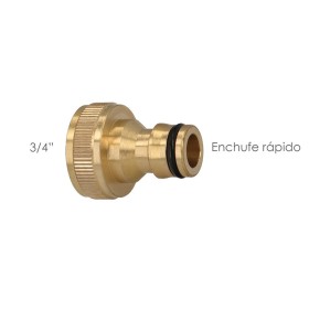 Adaptador Manguera Latón 3/4 hembra