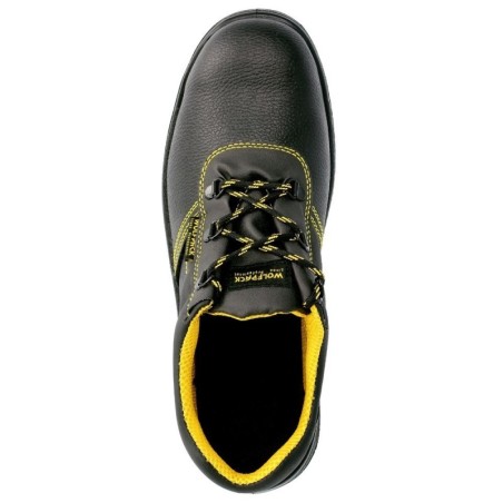 Zapatos Seguridad S3 Piel Negra WOLFPACK N.º 42 Vestuario Laboral, calzado Seguridad, Botas Trabajo. (Par)