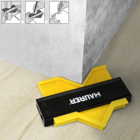 Medidor De Contornos 100x125 mm. Con Bloqueo. Medidor De Perfiles, Medidor Formas