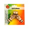 Adaptador Manguera Latón 2 tomas para Grifo 3/4"
