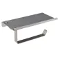 Portarrollos Baño Con estante Para Móviles Autoadhesivo, Color Inox Con Efecto Espejo, Autoadhesivo Resistente o Con Tornillos Portarrollos Baño Con estante Para Móviles Autoadhesivo, Color Inox Con Efecto Espejo, Autoadhesivo Resistente o Con Tornillos