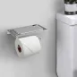 Portarrollos Baño Con estante Para Móviles Autoadhesivo, Color Inox Con Efecto Espejo, Autoadhesivo Resistente o Con Tornillos Portarrollos Baño Con estante Para Móviles Autoadhesivo, Color Inox Con Efecto Espejo, Autoadhesivo Resistente o Con Tornillos