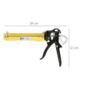 Pistola Silicona Profesional Extrafuerte, Cartuchos 310 ml. Pistola Selladora Silicona, Pistola Calafateo, Pistola Calafatear