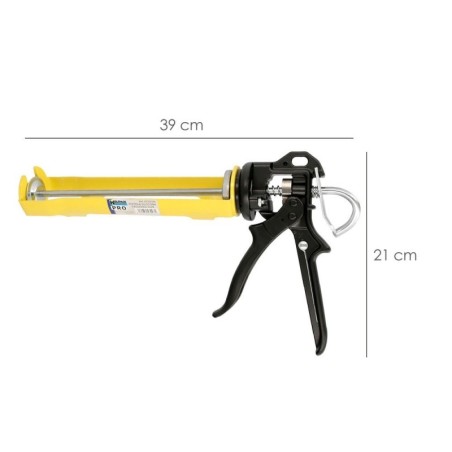 Pistola Silicona Profesional Extrafuerte, Cartuchos 310 ml. Pistola Selladora Silicona, Pistola Calafateo, Pistola Calafatear