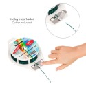 Atadura Plastificada Con Dispensador De 50 Metros. Ideal Para Entutorar, Jardín, Bonsáis, Macetas, etc.. Flexible y Duradero.