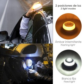 Luz de Emergencia V16 Recargable USB Homologada DGT | BRICOVAL