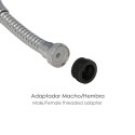 Atomizador Economizador Metálico Flexible Con Adaptador Macho / Hembra
