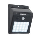 Aplique Foco Solar LED Exterior IP65, 200 Lúmenes, Sensor Movimiento y Crepuscular, Foco Led Batería, Foco Solar Batería,