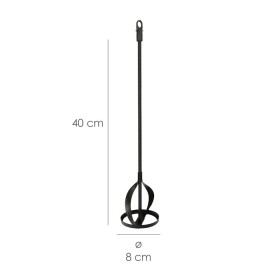 Mezclador Pinturas Para Taladro Diámetro 80 x 400 mm. Mezclador / Agitador Pinturas, Cemento, Yeso