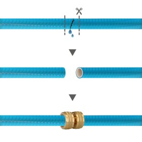 Reparador Latón Para Mangueras 3/4". Blíster 1 pieza