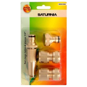Set Riego 4 piezas Para Mangueras 1/2" Fabricado en latón.