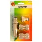 Set Riego 4 piezas Para Mangueras 1/2" Fabricado en latón. Set Riego 4 piezas Para Mangueras 1/2" Fabricado en latón.