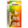 Set Riego 4 piezas Para Mangueras 1/2" Fabricado en latón.