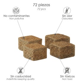 Pastillas Encendido Barbacoas Ecológicas 72 Piezas, No Toxico, Sin Olor, Favorable Medio Ambiente