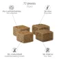 Pastillas Encendido Barbacoas Ecológicas 72 Piezas, No Toxico, Sin Olor, Favorable Medio Ambiente