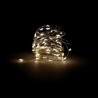 Guirnalda Luces Navidad Microled 40 Leds Color Blanco Cálido. Luz navidad interiores IP20 A Pilas (3 AA No Incluidas)
