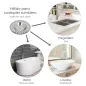 Filtro Cestillo Para Lavabo / Fregadero Inoxidable 8 cm. Filtro Cestillo Para Lavabo / Fregadero Inoxidable 8 cm.