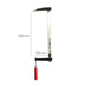 Sargento / Torniquete Mango Madera 500x 120 mm. Clips Para Madera, Sargento Carpintería, Abrazaderas Carpintería, Prensa Madera