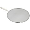Tapa Anti Salpicaduras Diámetro 28 cm. Malla Acero Inoxidable. Con mango, Pantalla Anti salpicaduras