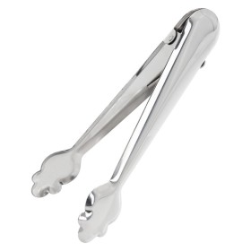 Pinzas Para Hielo de Acero Inoxidable Con Muelle de Apertura Automática. Longitud 19 cm.