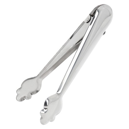 Pinzas Para Hielo de Acero Inoxidable Con Muelle de Apertura Automática. Longitud 19 cm.