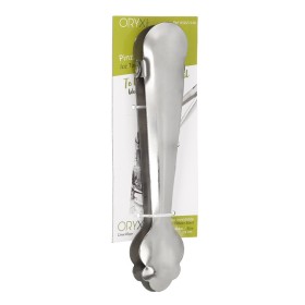 Pinzas Para Hielo de Acero Inoxidable Con Muelle de Apertura Automática. Longitud 19 cm.