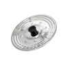Tapadera Multiusos Acero Inoxidable Diámetro 21 cm. Uso Tapa Anti Salpicaduras y Escurridor.