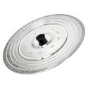 Tapadera Multiusos Acero Inoxidable Diámetro 32 cm. Uso Tapa Anti Salpicaduras y Escurridor.
