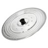 Tapadera Multiusos Acero Inoxidable Diámetro 32 cm. Uso Tapa Anti Salpicaduras y Escurridor.