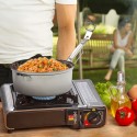 Fiambrera Metálica De Acero Inoxidable Con 2 Platos Diámetro 16 cm. Lunch Box, Fiambrera Metálica, Porta Alimentos Metálico,