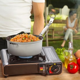 Fiambrera Metálica De Acero Inoxidable Con 2 Platos Diámetro 18 cm. Lunch Box, Fiambrera Metálica, Porta Alimentos Metálico,