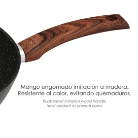 Sartén Aluminio Forjado Antiadherente Diámetro 28 x 5,5 cm. Mango Engomado / 5 capas