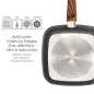 Sartén Aluminio Forjado Antiadherente 24x24x4,5 cm. Mango Engomado / 5 capas / Acabado Piedra / Todo Tipo de Cocinas / Grill Sartén Aluminio Forjado Antiadherente 24x24x4,5 cm. Mango Engomado / 5 capas / Acabado Piedra / Todo Tipo de Cocinas / Grill