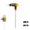 Llave Allen Con Bola Mango Bimaterial "Soft Touch" Forma T 6,0 mm. Acero Cromo Vanadio, Destornillador Allen, llave hexagonal
