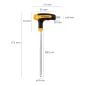 Llave Allen Con Bola Mango Bimaterial "Soft Touch" Forma T 8,0 mm. Acero Cromo Vanadio, Destornillador Allen, llave hexagonal Llave Allen Con Bola Mango Bimaterial "Soft Touch" Forma T 8,0 mm. Acero Cromo Vanadio, Destornillador Allen, llave hexagonal