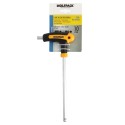 Llave Allen Con Bola Mango Bimaterial "Soft Touch" Forma T 10,0 mm. Acero Cromo Vanadio, Destornillador Allen, llave hexagonal
