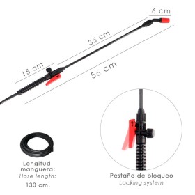 Sulfatadora Manual WOLFPACK 8L | Pulverizador para Jardín