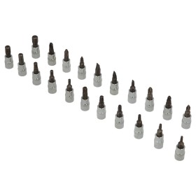 Juego Llaves De Vaso y Puntas 1/4" 46 Piezas. Con Apartador. Cromo Vanadio, Kit Llave Combinada, Kit Carraca, Juego Llaves Vaso