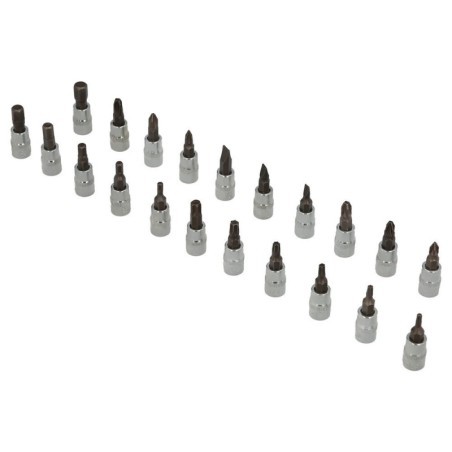 Juego Llaves De Vaso y Puntas 1/4" 46 Piezas. Con Apartador. Cromo Vanadio, Kit Llave Combinada, Kit Carraca, Juego Llaves Vaso