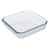 Fuente Horno Cristal Borosilicato Cuadrada 1,1L. 20,7x20,7 cm. Ideal Mezclas, Ensaladas, Postres, Cocina, Repostería. Libre BPA