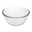 Bol De Cristal, Ideal Para Mezclas. 2.5 Litros. Libre BPA, Cristal De Borosilicato. Ensaladas, Postres, Cocina, Repostería