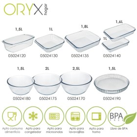 Bol De Cristal, Ideal Para Mezclas. 2.5 Litros. Libre BPA, Cristal De Borosilicato. Ensaladas, Postres, Cocina, Repostería