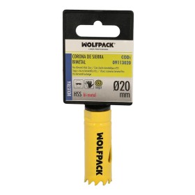 Corona Sierra Bimetal Diámetro 20 mm. Templado Térmico, Base Reforzada.
