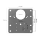 Placas de Reparación Bisagras Cazoleta 9x9 cm. 1 piezas. Placa Repara Puertas, Placa Reparación Bisagras Mueble Placas de Reparación Bisagras Cazoleta 9x9 cm. 1 piezas. Placa Repara Puertas, Placa Reparación Bisagras Mueble