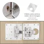 Placas de Reparación Bisagras Cazoleta 9x9 cm. 1 piezas. Placa Repara Puertas, Placa Reparación Bisagras Mueble Placas de Reparación Bisagras Cazoleta 9x9 cm. 1 piezas. Placa Repara Puertas, Placa Reparación Bisagras Mueble