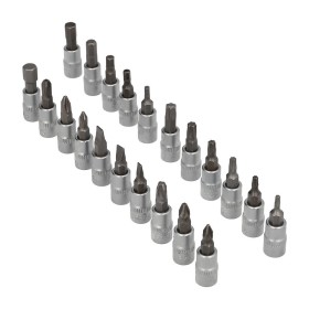 Juego Llaves De Vaso y Puntas 1/4" 46 piezas. Con Apartador. Cromo Vanadio, Kit Llave Combinada, Kit Carraca,