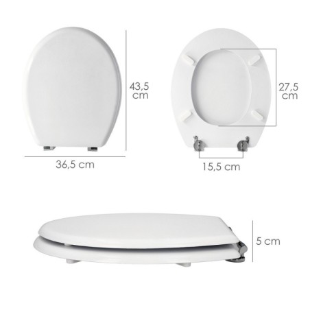 Tapa W.C. Blanco Deluxe
