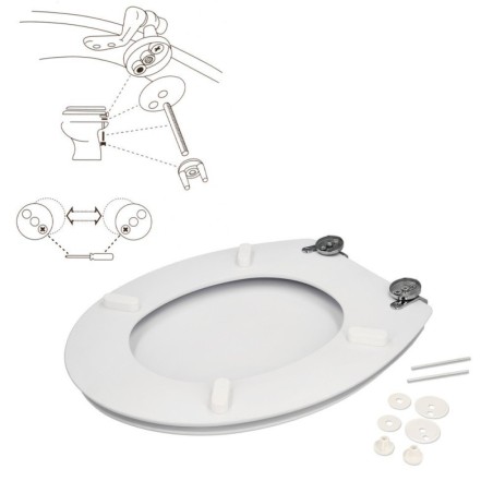 Tapa W.C. Blanco Deluxe