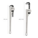 Llave Stillson Heavy Duty Aluminio 24" Llave Para Tubos, Llave Plomería, Llave Para Tuberías, Llave Grifa.
